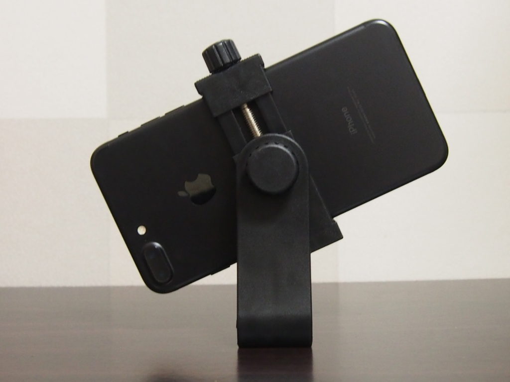 iPhone7plus用三脚ホルダー